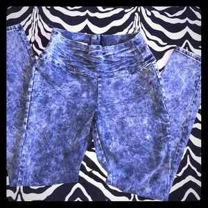 High rise skinny jeans